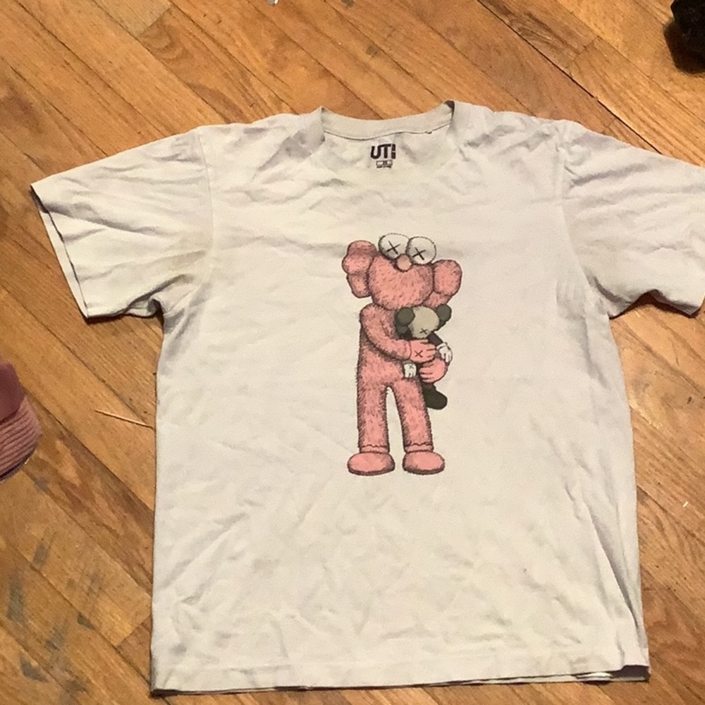 KAWS x Uniqlo spine BFF tee